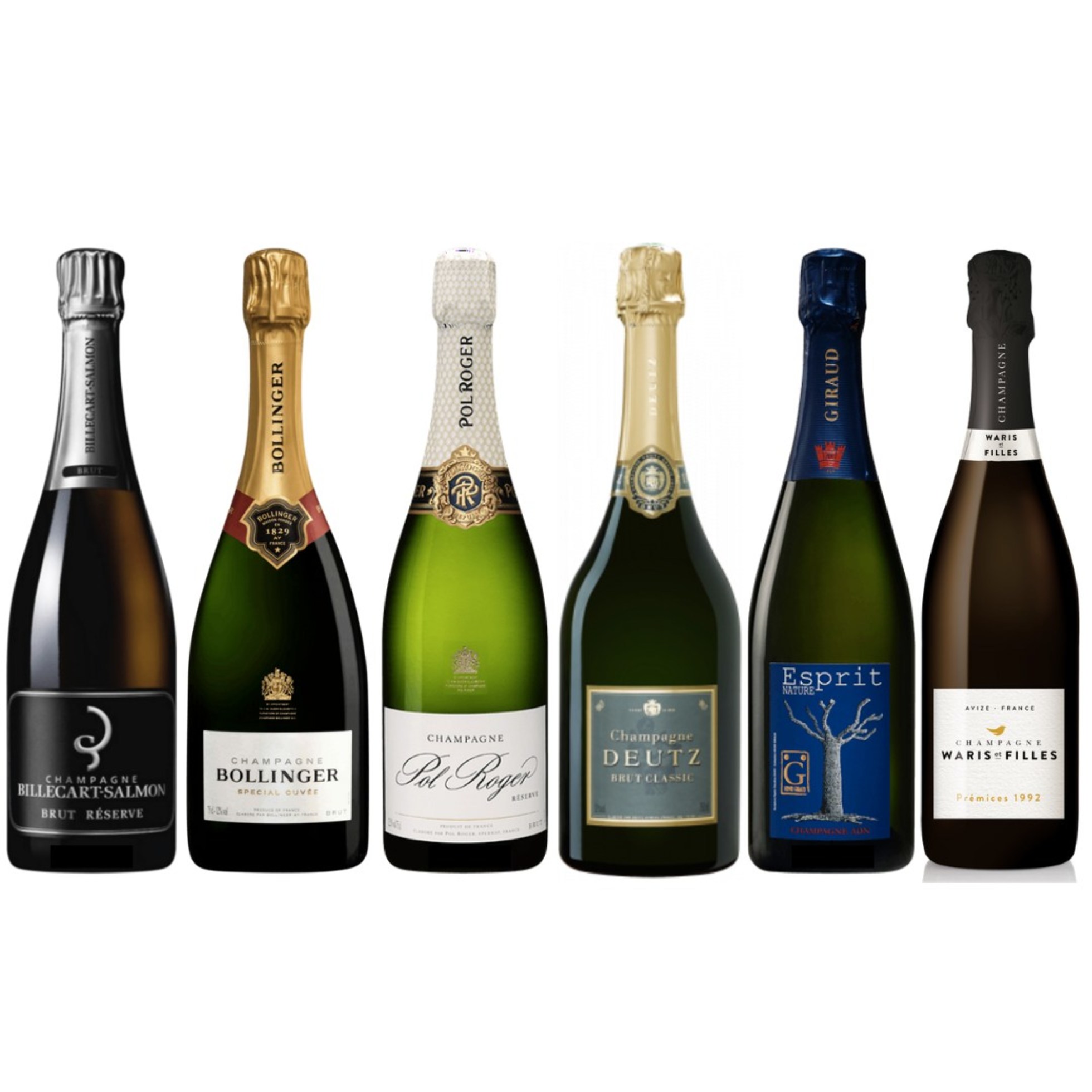 Champagne Discovery Set 4.0 (Billecart Salmon + Bollinger + Pol Roger ...